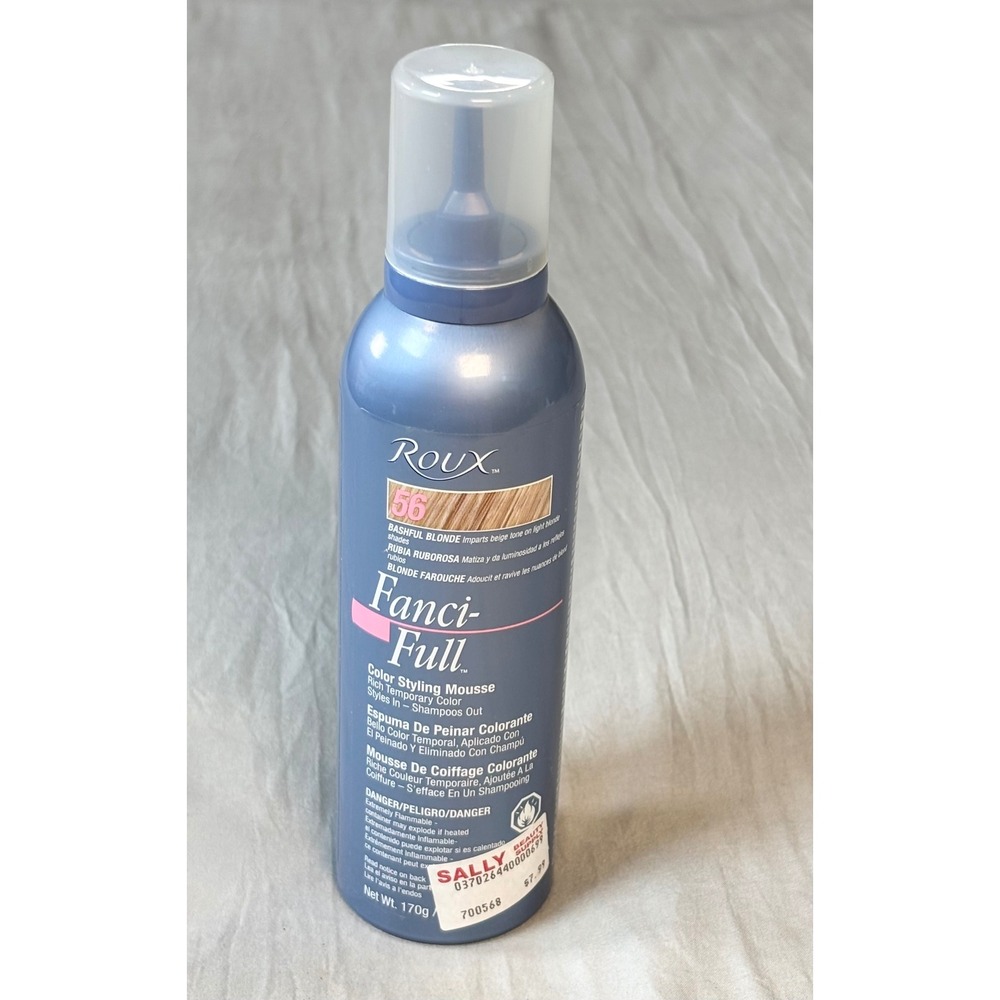 Roux Fanci-Full Color Styling Mousse 56 Bashful Blonde 6 oz Temporary Hair Color